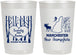 Personalized Wedding 22 oz Frosted Cups - New Hampshire | 178