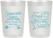Personalized Family Vacation 22 oz Frosted Cups - Beach Toes In The Sand | 180000