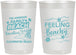 Personalized Family Vacation 22 oz Frosted Cups - Feeling Beachy | 180002