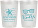 Personalized Family Vacation 22 oz Frosted Cups - Good Times Tan Lines | 180003