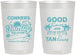 Personalized Family Vacation 22 oz Frosted Cups - Good Times Tan Lines | 180005
