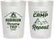 Personalized Family Vacation 22 oz Frosted Cups - Eat Sleep Camp Repeat | 180014