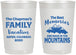 Personalized Family Vacation 22 oz Frosted Cups - Mountains | 180021