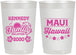 Personalized Family Vacation 22 oz Frosted Cups - Hawaii | 180040
