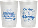 Personalized Family Vacation 22 oz Frosted Cups - Beach | 180056