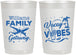 Personalized Family Vacation 22 oz Frosted Cups - Life Is Good At The Beach | 180058
