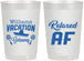 Personalized Family Vacation 22 oz Frosted Cups - Beach | 180059