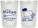 Personalized Wedding 22 oz Frosted Cups - North Dakota | 183