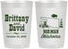 Personalized Wedding 22 oz Frosted Cups - Oklahoma | 185