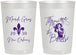 Personalized Mardi Gras 22 oz Frosted Cups - Throw Me The Beads | 190008