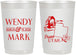 Personalized Wedding 22 oz Frosted Cups - Utah | 193