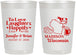 Personalized Wedding 22 oz Frosted Cups - Wisconsin | 198