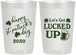 Personalized St Patricks Day 22 oz Frosted Cups - Lucked Up | 200007