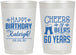 Personalized Birthday 22 oz Frosted Cups - 60th | 20006