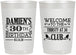 Personalized Birthday 22 oz Frosted Cups - 30th | 20016