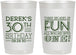 Personalized Birthday 22 oz Frosted Cups - 30th Three Decades Of Fun | 20020