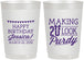 Personalized Birthday 22 oz Frosted Cups - 20th | 20021