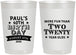 Personalized Birthday 22 oz Frosted Cups - 40th | 20045
