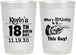 Personalized Birthday 22 oz Frosted Cups - 18th | 20046