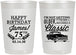 Personalized Birthday 22 oz Frosted Cups - 75th Classic Car | 20055