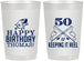 Personalized Birthday 22 oz Frosted Cups - 50th Keeping It Reel | 20066