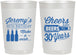 Personalized Birthday 22 oz Frosted Cups - Cheers Beers To 30 Years | 20076