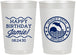 Personalized Birthday 22 oz Frosted Cups - 25th Dolphins | 20077