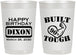 Personalized Birthday 22 oz Frosted Cups - Built Tough | 20078