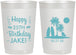 Personalized Birthday 22 oz Frosted Cups - 25th Beach | 20079