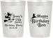 Personalized Birthday 22 oz Frosted Cups - 18th Halloween | 20081