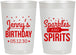 Personalized Birthday 22 oz Frosted Cups - Sparkles Spirits | 20083