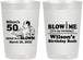 Personalized Birthday 22 oz Frosted Cups - 50th | 20085