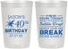 Personalized Birthday 22 oz Frosted Cups - 40th | 20088