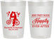 Personalized Wedding 22 oz Frosted Cups - Happily Ever After Bicycle | 201