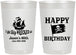 Personalized Birthday 22 oz Frosted Cups - 60th Pirate | 20106