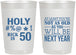 Personalized Birthday 22 oz Frosted Cups - 50th | 20120