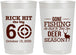 Personalized Birthday 22 oz Frosted Cups - 60th Gone Fishing | 20126
