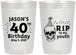 Personalized Birthday 22 oz Frosted Cups - 40th Rip Youth | 20141