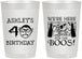 Personalized Birthday 22 oz Frosted Cups - 40th Halloween | 20145