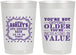 Personalized Birthday 22 oz Frosted Cups - 30th | 20149