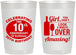 Personalized Birthday 22 oz Frosted Cups - 40th | 20151