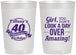 Personalized Birthday 22 oz Frosted Cups - 40th | 20153