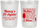 Personalized Birthday 22 oz Frosted Cups - 40th Wine | 20154