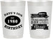 Personalized Birthday 22 oz Frosted Cups - 50th Classic Car | 20156