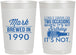 Personalized Birthday 22 oz Frosted Cups - 40th | 20171
