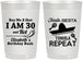 Personalized Birthday 22 oz Frosted Cups - 30th Fiesta Siesta Tequila | 20177