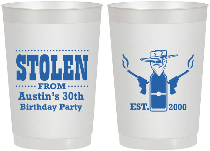 Personalized Birthday 22 oz Frosted Cups - 30th | 20194