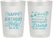Personalized Birthday 22 oz Frosted Cups - Sun Sand Drink Hand | 20202