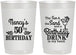 Personalized Birthday 22 oz Frosted Cups - 50th | 20203
