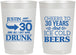 Personalized Birthday 22 oz Frosted Cups - Cheers To 30 Years | 20219